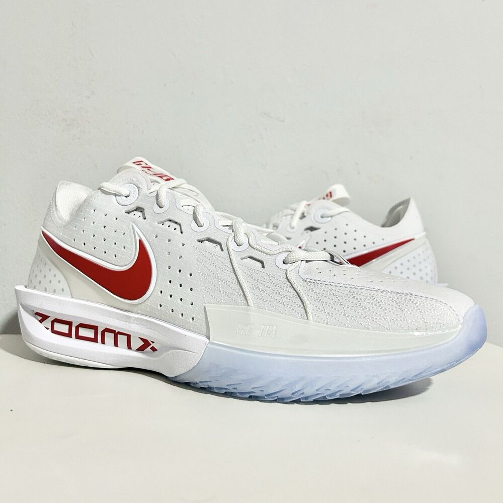 Nike Air Zoom GT Cut 3 TB Promo “White Red” Men’s Size 15 Basketball Shoes